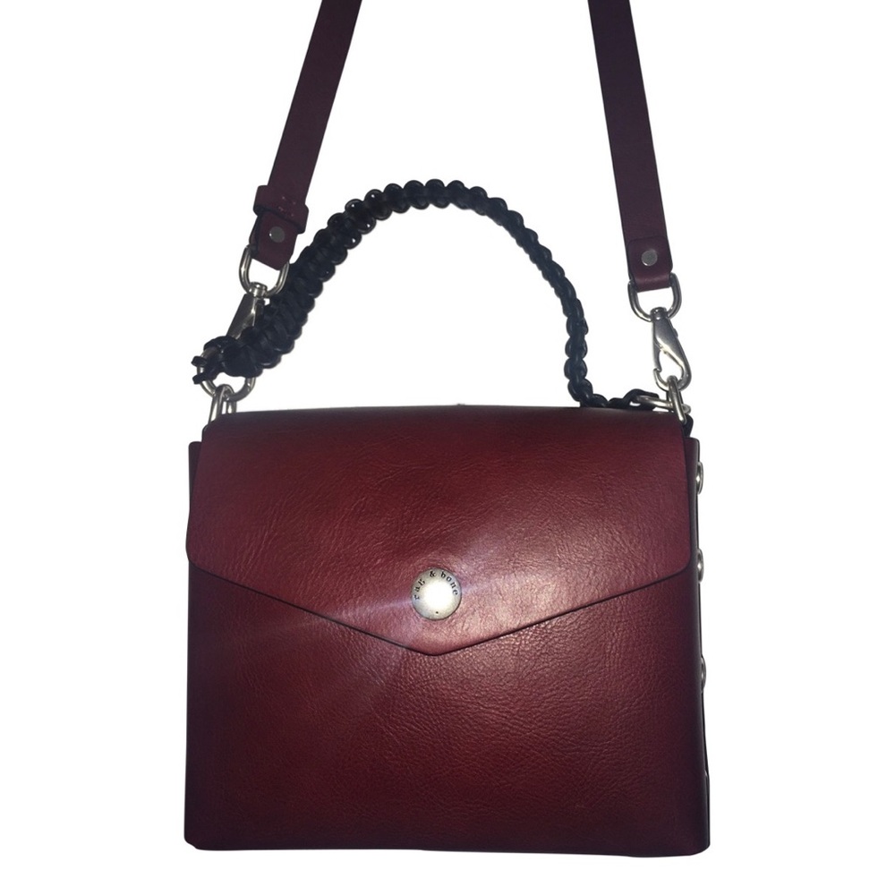 Rag & Bone Atlas Shoulder Bag Burgundy